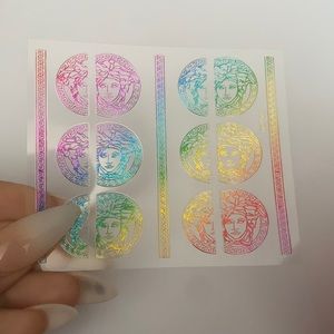 HOLOGRAPHIC DESIGNER NAIL STICKERS